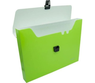 SILWERHOF Портфель 322715-01 1 отдел. A4 пластик зеленый неон