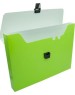 SILWERHOF Портфель 322715-01 1 отдел. A4 пластик зеленый неон