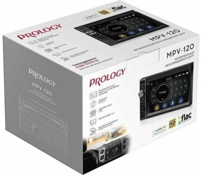 Автомагнитола 2 DIN PROLOGY MPV-120 4x55Вт v4.2 6.2 ПДУ RDS (PRMPV120)