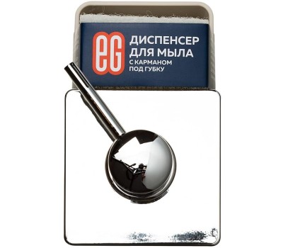 Диспенсер для мыла с карманом под губку ЕГ (574) Диспенсер для мыла с карманом под губку бежевый