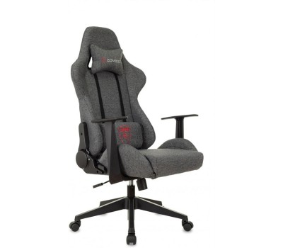 ZOMBIE Кресло игровое Neo, на колесиках, ткань, серый [ neogrey]