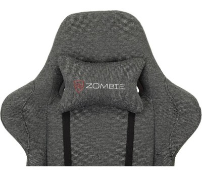ZOMBIE Кресло игровое Neo, на колесиках, ткань, серый [ neogrey]