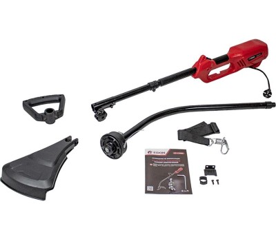 Электрический триммер EDON ET-1700C черный/красный 35703 1700Вт, ширина скашивания 430мм