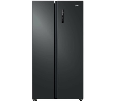 Холодильники HAIER HRF-600DB7RU Side by Side, инверторный черный