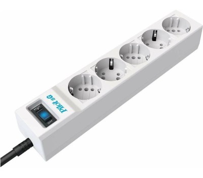 Сетевой фильтр PILOT SG 3м (5 розеток) белый (коробка)