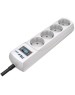 PILOT ZIS Сетевой фильтр mini {4 розетки, с заземлением} 3 м
