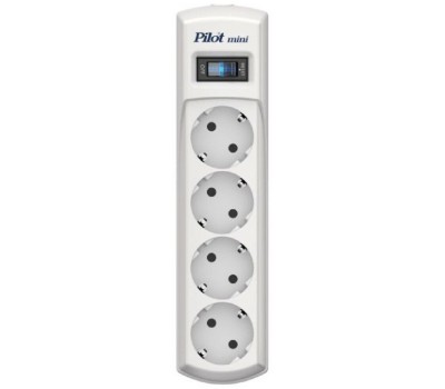 PILOT ZIS Сетевой фильтр mini {4 розетки, с заземлением} 3 м