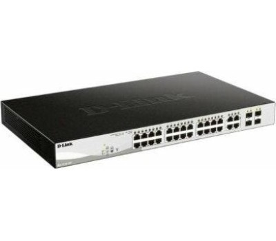 D-LINK SMB D-Link DGS-1210-28/F3A Управляемый L2 коммутатор с 24 портами 10/100/1000Base-T и 4 комбо-портами 100/1000Base-T/SFP