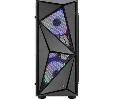 Корпус для ПК AEROCOOL Корпус ATX Glider Cosmo-G-BK-v1, Midi-Tower, без БП, черный