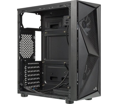 Корпус для ПК AEROCOOL Корпус ATX Glider Cosmo-G-BK-v1, Midi-Tower, без БП, черный