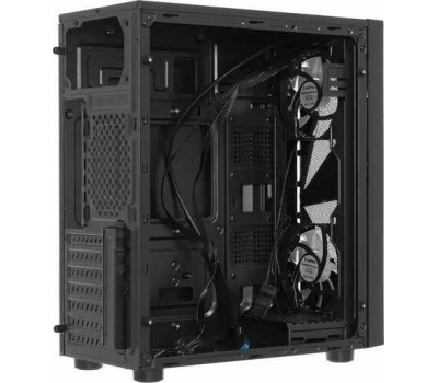 Корпус для ПК AEROCOOL Корпус ATX Glider Cosmo-G-BK-v1, Midi-Tower, без БП, черный