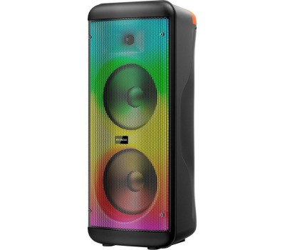 Минисистема HYUNDAI Музыкальный центр H-MC1235, 40Вт, с караоке, Bluetooth, FM, USB, micro SD, черный