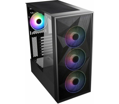 Корпус для ПК FORMULA Корпус ATX F-3401 (V1), Midi-Tower, без БП, черный [f-3401 v1]