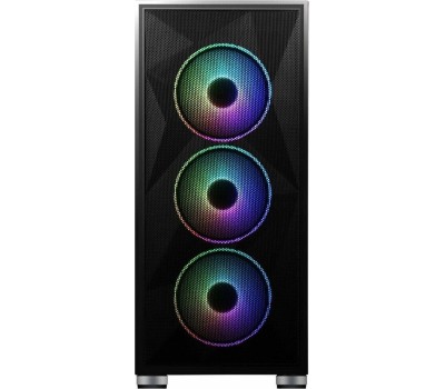 Корпус для ПК FORMULA Корпус ATX F-3401 (V1), Midi-Tower, без БП, черный [f-3401 v1]