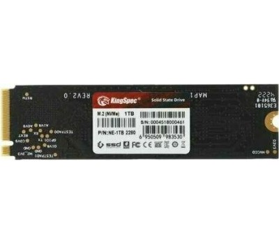Накопитель SSD KINGSPEC SSD накопитель NE-1TB 1ТБ, M.2 2280, PCIe 3.0 x4, NVMe, M.2