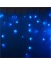 NEON-NIGHT Гирлянда светодиодная Бахрома (Айсикл) 4,8х0,6м 152 LED СИНИЙ белый ПВХ IP65 постоянное свечение 230В нужен блок 303-500-1