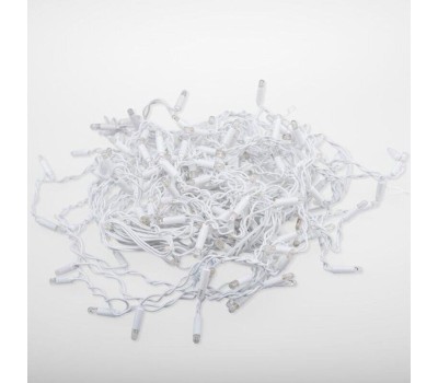 NEON-NIGHT Гирлянда светодиодная Бахрома (Айсикл) 4,8х0,6м 152 LED СИНИЙ белый ПВХ IP65 постоянное свечение 230В нужен блок 303-500-1