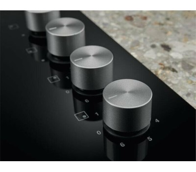 Варочная панель газовая ELECTROLUX Комбинированная варочная панель EGE6172NOK, 4 конфорки, стеклокерамика, черный