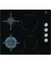Варочная панель газовая ELECTROLUX Комбинированная варочная панель EGE6172NOK, 4 конфорки, стеклокерамика, черный