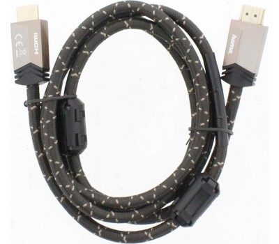 HAMA Кабель аудио-видео Premium, HDMI (m) - HDMI (m), 1.5м, GOLD, ф/фильтр, черный [00205025]