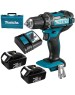 MAKITA Ударная дрель-шуруповерт DHP482SYE, 1.5Ач, с двумя аккумуляторами
