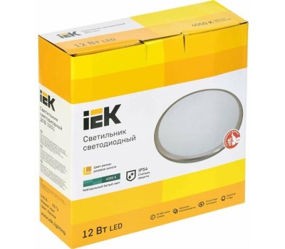 IEK Светильник ДПБ3201 12Вт 4000К бронзовый [ldpb0-3201-12-4000-k01]
