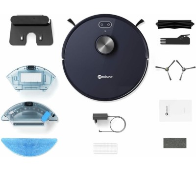 Робот-пылесос NEATSVOR Робот-пылесос N6, 25Вт, темно-синий/черный