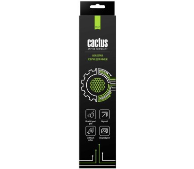 Коврик CACTUS Коврик для мыши Black черный, ткань, 900х400х3мм [cs-mpc-pro01xxl]