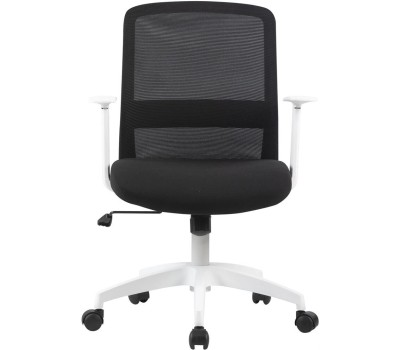 Кресло компьютерное CACTUS Кресло CS-WMC333-BK, сетка/ткань, до 100кг, фиксированные подлокотники, черный