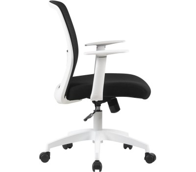 Кресло компьютерное CACTUS Кресло CS-WMC333-BK, сетка/ткань, до 100кг, фиксированные подлокотники, черный