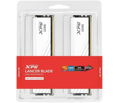 XPG Модуль памяти ADATA Lancer Blade RGB 32GB DDR5 6400 DIMM white kit 16*2, 1.4V, CL32-39-39