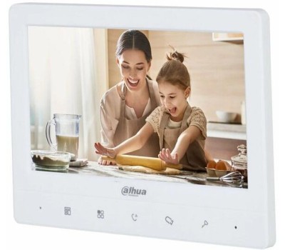 DAHUA Видеодомофон DHI-VTH5421HB-W, черный