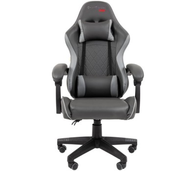 CHAIRMAN Офисное кресло CH28 экокожа, черно-серый (7162899)