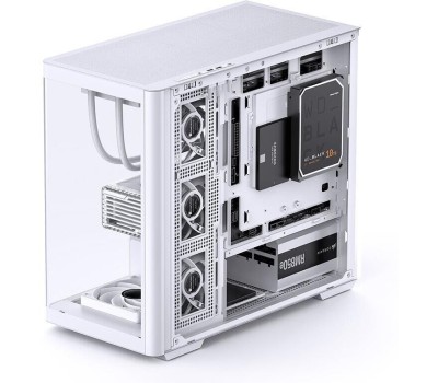 Корпус для ПК JONSBO Корпус mATX D300, Mini-Tower, без БП, белый [d300 white]