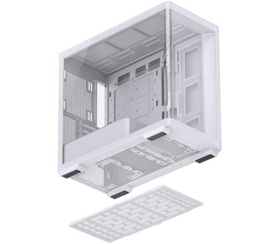 Корпус для ПК JONSBO Корпус mATX D300, Mini-Tower, без БП, белый [d300 white]