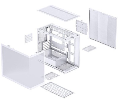 Корпус для ПК JONSBO Корпус mATX D300, Mini-Tower, без БП, белый [d300 white]