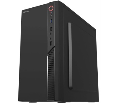 DIGMA Корпус mATX DCC-MN306, Mini-Tower, без БП, черный
