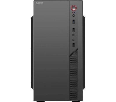 DIGMA Корпус mATX DCC-MN306, Mini-Tower, без БП, черный