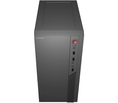 DIGMA Корпус mATX DCC-MN306, Mini-Tower, без БП, черный