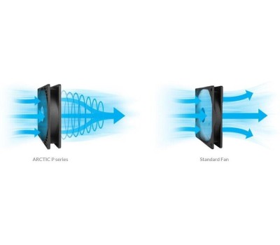 ARCTIC COOLING Вентилятор P14 5шт, 140мм, 3-pin, 1700об/мин, 22.5 - 24.5 дБ, черный, Ret [acfan00136a]