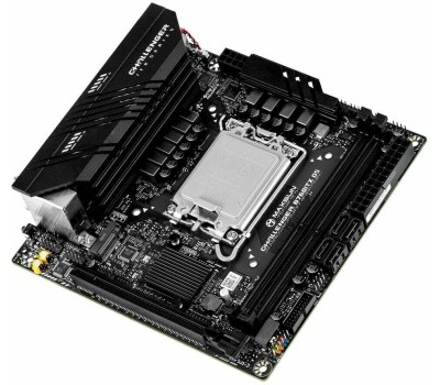 Материнская плата MAXSUN MS-Challenger B760ITX D5 (Socket 1700, mini-ITX, 2*DDR5, 2*HDMI/2*DP, 4*SATA3, 2*M.2, 1xPCI-E x16, 4*USB 2.0, 2 x USB 3.2 Gen1, LAN 1*1G/1*2.5G, RTL)