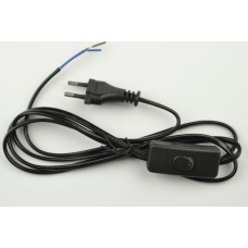 Сетевой шнур с вилкой и выключателем UNIEL (UL-00004429) UCX-C10/02A-170 BLACK