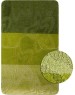 Коврики для ванной САНАКС 00206 SILVER Коврик в ванную двойной ЗЕЛЁНЫЙ 60х100+50х60 см 100% полиэстер