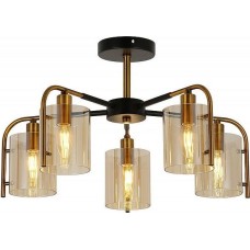 светильник ESCADA 671/5P E14*40W Black/Gold