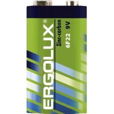 Элементы питания ERGOLUX (12443) 6F22SR1
