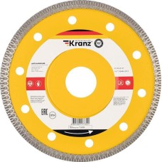 Диск алмазный KRANZ (KR-90-0141) Диск алмазный отрезной ультратонкий 125x22,2x1,4x10 мм