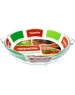 Форма APPETITE PL15 стекл круг 22х4см/1,25л с руч