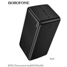 Powe Bank BOROFONE (6941991121524) BJ78C 50000mAh 2USB+1Type-C+1Micro USB 2.0A, черный