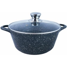 Кастрюля ТРАДИЦИЯ ТГ5223 а/пр литая 2,0л стекл/кр Гранит