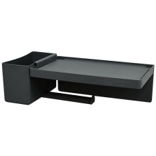 MULTIDOM Держатель для туалетной бумаги 2 в 1 (серый). Размер 25,5х12х10 см. 161 218